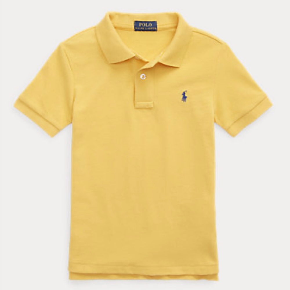 NWT Ralph Lauren Polo Iconic Mesh Polo Shirt Sz. 7